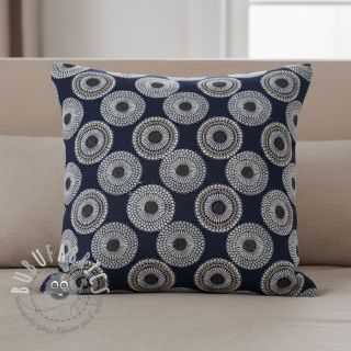 Tessuto decorativo jacquard Jojoba marine