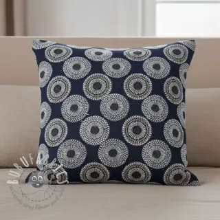 Tessuto decorativo jacquard Jojoba marine
