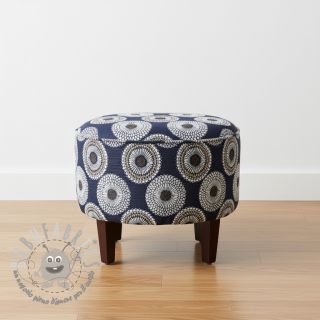 Tessuto decorativo jacquard Jojoba marine