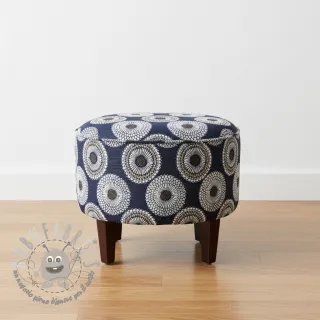 Tessuto decorativo jacquard Jojoba marine