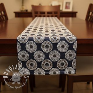 Tessuto decorativo jacquard Jojoba marine