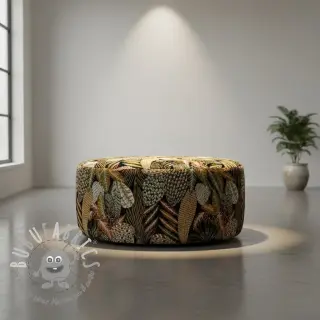 Tessuto decorativo jacquard Egypte noir