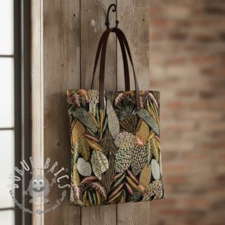 Tessuto decorativo jacquard Egypte noir