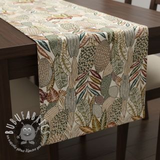 Tessuto decorativo jacquard Egypte blanc