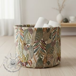 Tessuto decorativo jacquard Egypte blanc