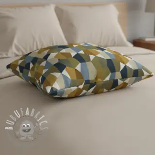 Tessuto decorativo jacquard Mustang blue