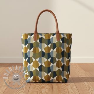 Tessuto decorativo jacquard Mustang blue