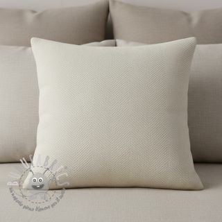 Tessuto decorativo jacquard Saxo ecru