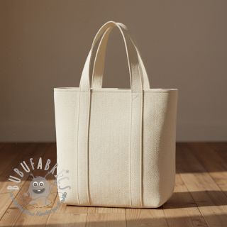 Tessuto decorativo jacquard Saxo ecru