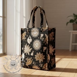 Tessuto decorativo jacquard Pygmalion noir