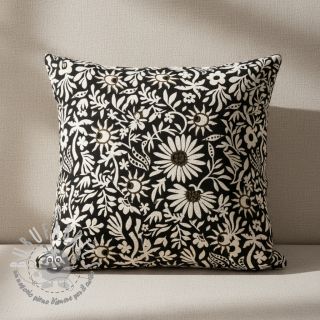 Tessuto decorativo jacquard Sunlight noir