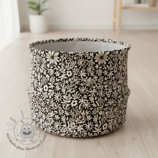 Tessuto decorativo jacquard Sunlight noir