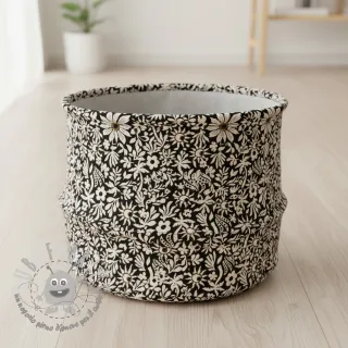 Tessuto decorativo jacquard Sunlight noir