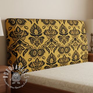 Tessuto decorativo jacquard Baccara gold