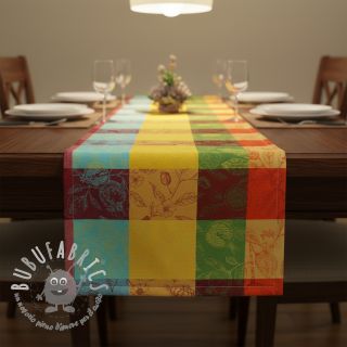 Tessuto decorativo FRENCH TABLE CLOTH JACQUARD Cabosse allover summer