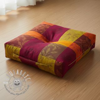 Tessuto decorativo FRENCH TABLE CLOTH JACQUARD Cabosse allover harissa