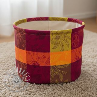 Tessuto decorativo FRENCH TABLE CLOTH JACQUARD Cabosse allover harissa