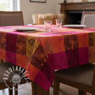 Tessuto decorativo FRENCH TABLE CLOTH JACQUARD Niwa allover harissa