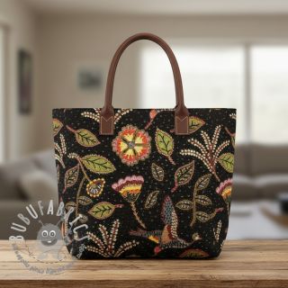 Tessuto decorativo GOBELIN PREMIUM Primal Birdscape Art design A