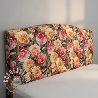 Tessuto decorativo VELVET Romantic Rose Charm