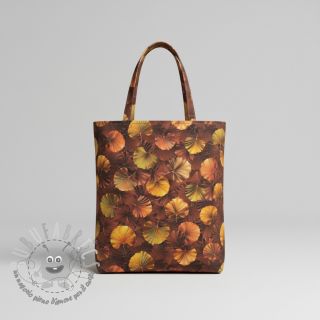 Tessuto decorativo VELVET Ginko Biloba Leaf