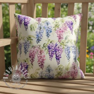 Tessuto decorativo Serene Wisteria Charm digital print