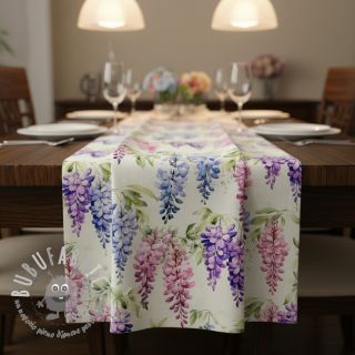 Tessuto decorativo Serene Wisteria Charm digital print
