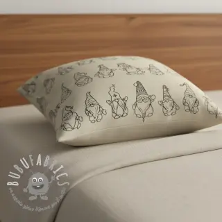 Tessuto decorativo Linenlook premium Tomte Jolly Line