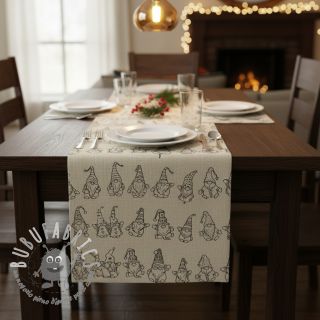 Tessuto decorativo Linenlook premium Tomte Jolly Line