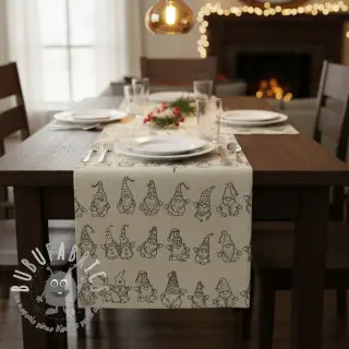 Tessuto decorativo Linenlook premium Tomte Jolly Line
