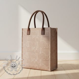 Tessuto decorativo Linenlook premium Curve Maze Line