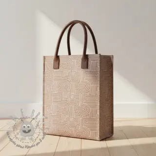Tessuto decorativo Linenlook premium Curve Maze Line