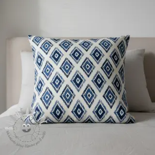 Tessuto decorativo premium Rhombus navy