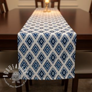 Tessuto decorativo premium Rhombus navy