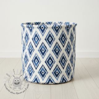 Tessuto decorativo premium Rhombus navy