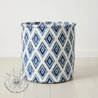 Tessuto decorativo premium Rhombus navy