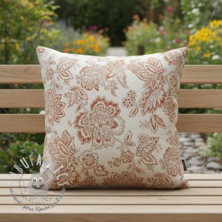 Tessuto decorativo Ceylan terracotta