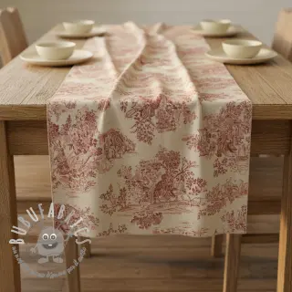 Tessuto decorativo Gabrielle rouge
