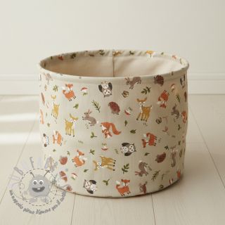 Tessuto decorativo Linenlook premium Forest Friend Animal