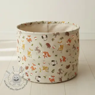 Tessuto decorativo Linenlook premium Forest Friend Animal