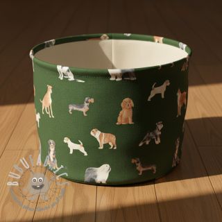 Tessuto decorativo premium Dog Breed Mix