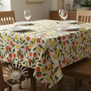Tessuto decorativo con trattamento al teflon Citrus Fruit
