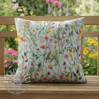 Tessuto decorativo con trattamento al teflon Wildflower Sunny Field