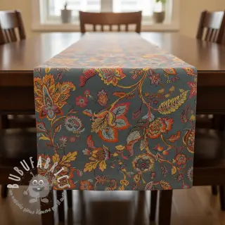Tessuto decorativo jacquard Inaya ciel