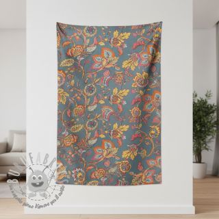 Tessuto decorativo jacquard Inaya ciel