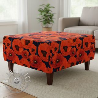 Tessuto decorativo con trattamento al teflon POPPY GARDEN