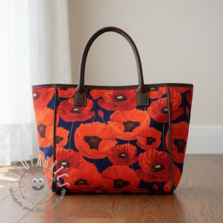 Tessuto decorativo con trattamento al teflon POPPY GARDEN