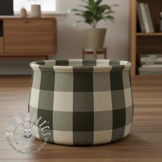 Tessuto decorativo BIG Celestine kaki