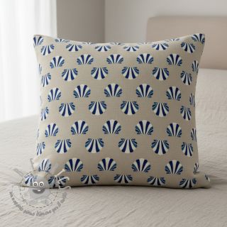 Tessuto decorativo Linenlook Seashell blue