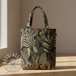Tessuto decorativo jacquard Legende noir